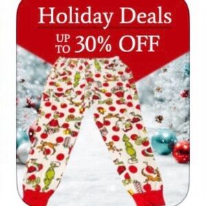 The Grinch holiday pajama pants Youth girls‎ L 12-14
